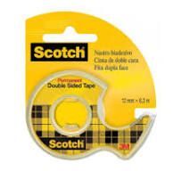 CINTA ADHESIVA DOBLE CARA SCOTCH 12,7MM * 6,35M