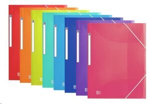 CARPETA A4+ GOMAS Y SOLAPA OXFORD URBAN PLASTICO TRANSLUCIDO