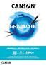 BLOC ACUARELA CANSON GRADUATE 21*29,7 250G 20H