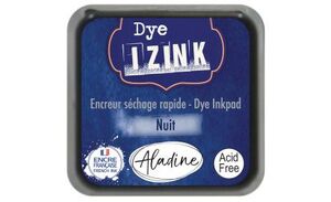 ALMOHADILLA  DE TINTA SECADO RAPIDO IZINK DYE AZUL (NUIT)