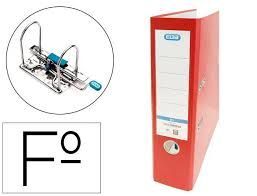 ARCHIVADOR Fº ELBA PP ROJO