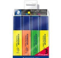ESTUCHE 4 ROTULADORES FLUORESCENTES