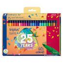 CAJA ROTULADORES TRIPLUS 25 COLORES 1,0 MM