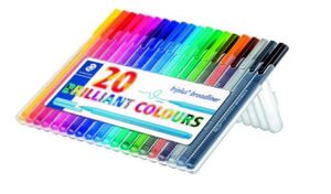 ROTULADOR STAEDTLER TRIPLUS BROADLINER 0,8MM 20 COLORES