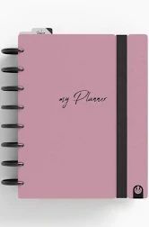 CUADERNO MY PLANNER INGENIOX CLASSIC A5 ROSA 240H CARCHIVO