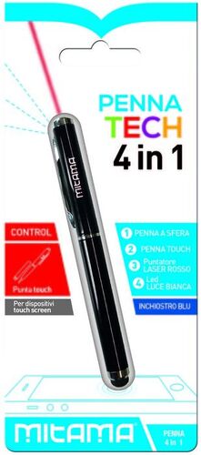 BOLIGRAFO PUNTERO MITAMA TECH 4 SURTIDO