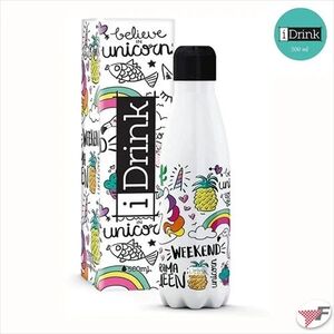 BOTELLA TERMICA 500ML. UNICORNIO