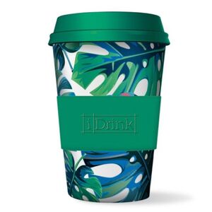 VASO BAMBOO HOJAS ID0105 VERDE