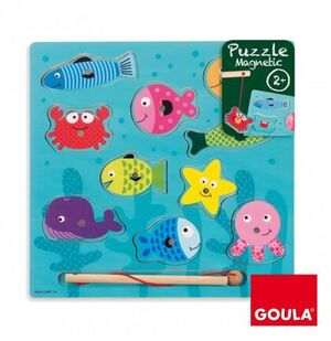 PUZZLE MADERA PESCA MAGNETICO GOULA