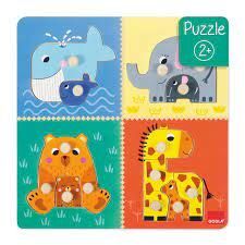 PUZZLE 4 PIEZAS MAMÁS Y BEBES