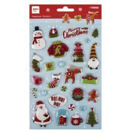 PEGATINAS NAVIDAD HO HO HO 19265