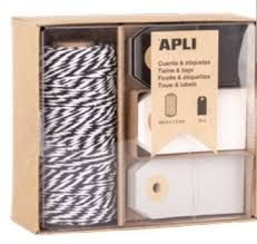 PACK ROLLO CUERDA + ETIQUETAS ELEGANCE