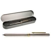 BOLIGRAFO 3 FUNCIONES MILAN CAJA METALICA