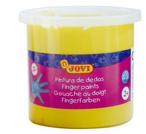 PINTURA DEDOS 125ML JOVI AMARILLO