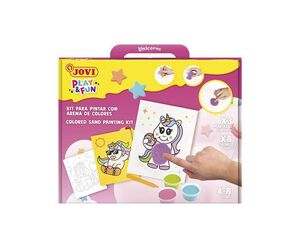 PINTA CON ARENA UNICORNIOS