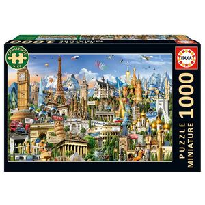 PUZZLE 1000 SIMBOLOS EUROPA MINI.