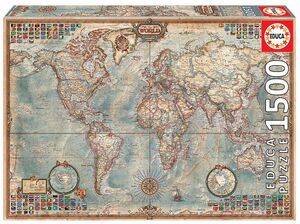 PUZZLE 1500 EL MUNDO, MAPA POLÍTICO