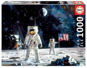 PUZZLE 1000 PRIMER HOMBRE EN LA LUNA EDUCA