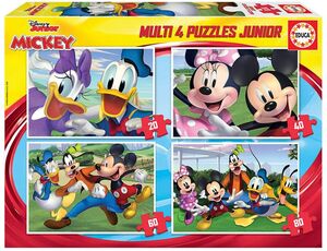 PUZZLE MULTI 4 MICKEY 20+40+60+80