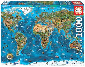 PUZZLE 1000 MARAVILLAS DEL MUNDO EDUCA