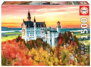 PUZZLE 1500 OTOÑO EN NEUSCHWANSTEIN EDUCA