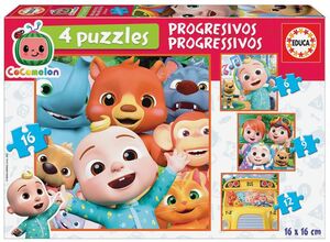 PUZZLE PROGRESIVO COCOMELON 6+9+12+16