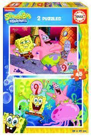 PUZZLE 2*48 BOB ESPONJA