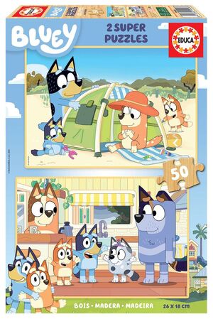 PUZZLE 2*50 BLUEY