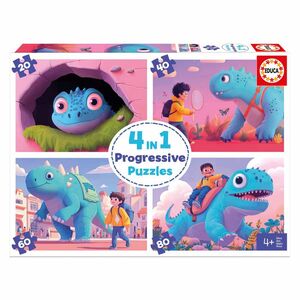 PUZZLE 20-40-60-80 SIMPATICOS DINOS