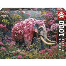 PUZZLE 1000 ELEFANTE FLORAL