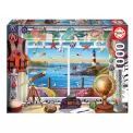PUZZLE 1000 VIDA EN EL PUERTO