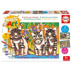 PINTAR CON NUMEROS GATOS/PERROS