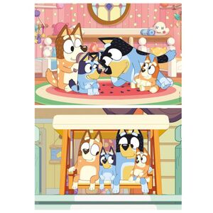 PUZZLE 2*16 BLUEY MADERA