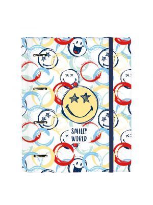 CARPETA A4 4 ANILLAS 30MM C/RECAMBIO SMILEY WORLD ART