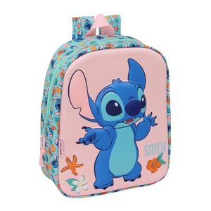 MOCHILA 3D STITCH GUARDERIA ROSA SAFTA