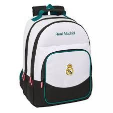 MOCHILA DOBLE REAL MADRID SAFTA