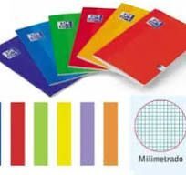 LIBRETA GRAPADA A4 48H MILIMETRADO TAPA BLANDA SURTIDO