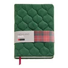 CUADERNO A5 LISO TERCIOPELO VERDE H.DAYS