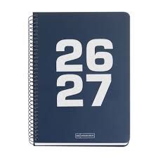 AGENDA ESCOLAR 4º S/V BASIC AZUL 26-27