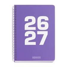AGENDA ESCOLAR 4º S/V BASIC LILA 26-27