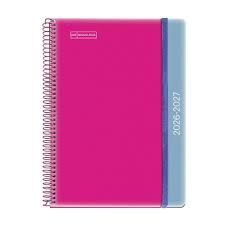 AGENDA ESCOLAR 4 D/P DUO FUCSIA 26-27