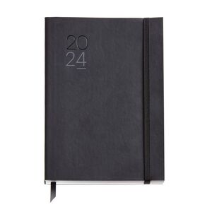 AGENDA 4ºPLUS DP LUXOR NEGRO 24