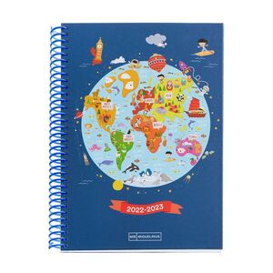 AGENDA ESCOLAR 4º S/V WORLD 22-23 MIQUELRIUS