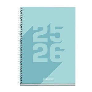 AGENDA ESCOLAR PLUS SV 25/26 AZUL CELESTE