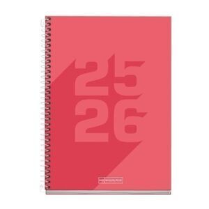 AGENDA ESCOLAR PLUS SV 25/26 ROJA