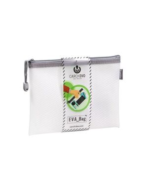 BOLSA EVA BAG CHECK CREMALLERA BLANCO CARCHIVO