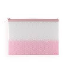 BOLSA CREMALLERA EVABAG SENSE A4 ROSA
