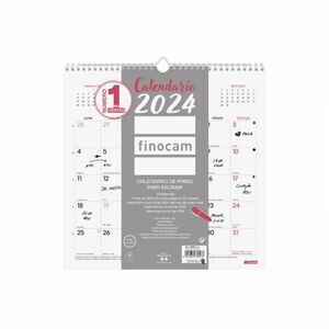 CALENDARIO PARED CHIC ESCRIBIR BLANCO 24