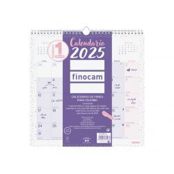 CALENDARIO PARED CHIC MORADO 25