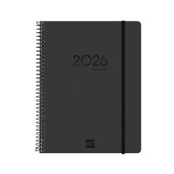 AGENDA IKON 16M 4ºSV NEGRA 25-26